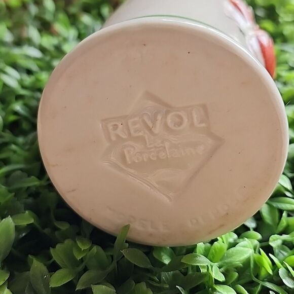 Vintage REVOL La Porcelain Vinaigre Provence Embossed Vegetable Bottle - Picture 4 of 6